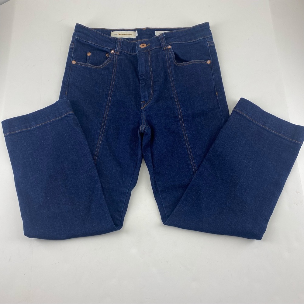 Pilcro and the Letterpress Anthropologie Dark Wash Jeans